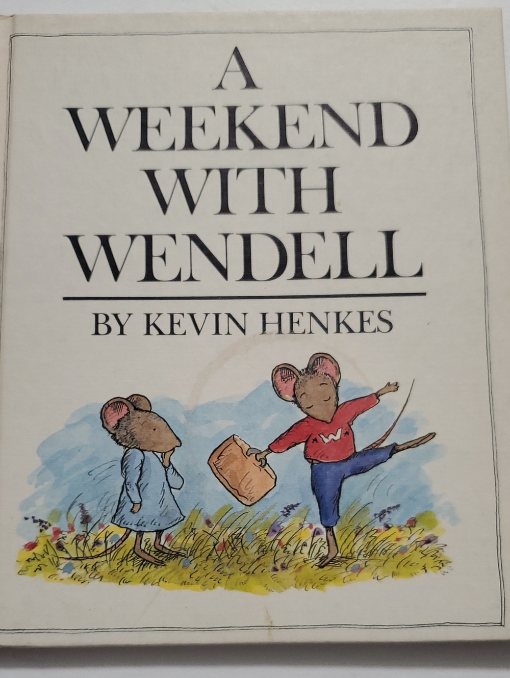 A Weekend With Wendell by - Cream Cover
